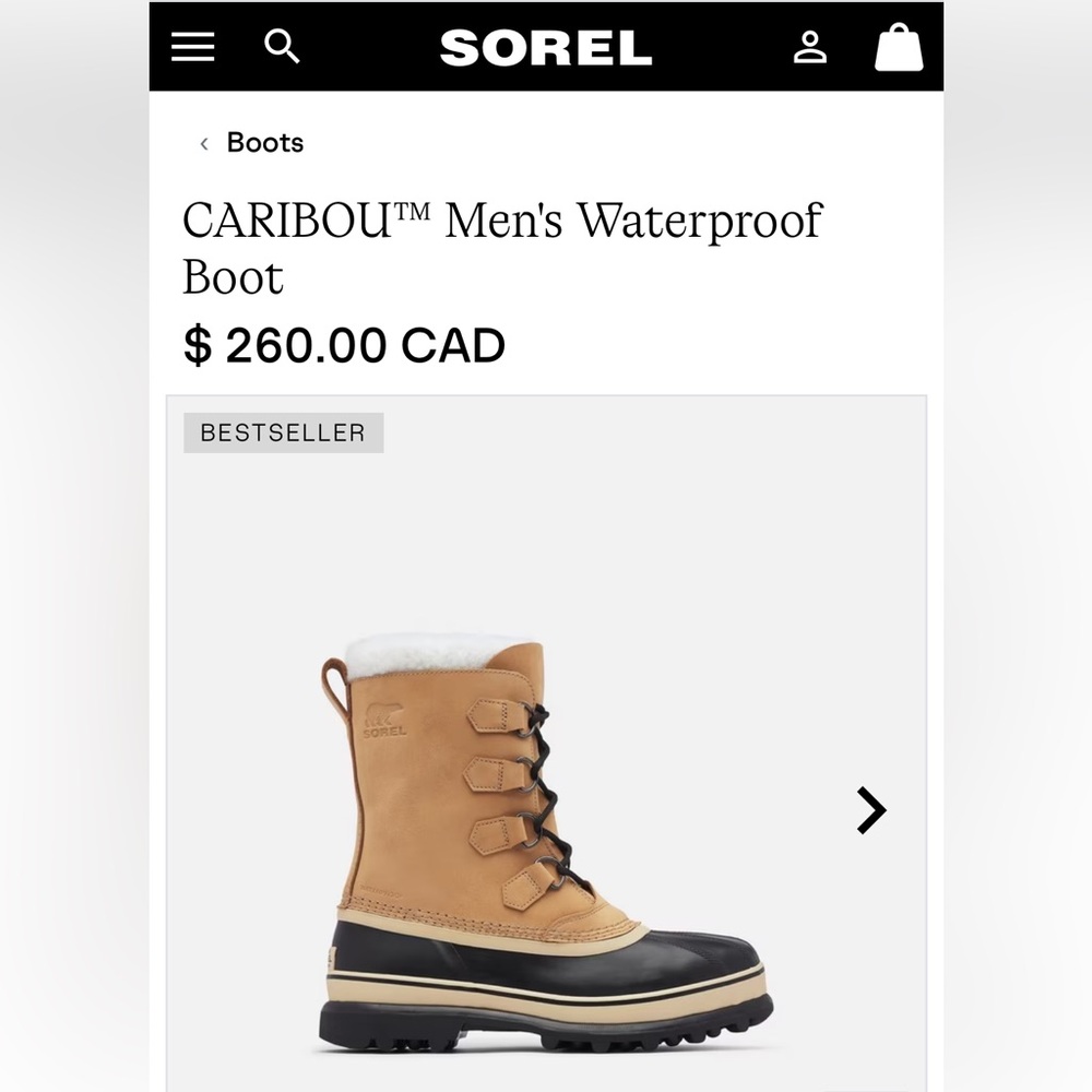 Sorel Caribou Winter Boots
